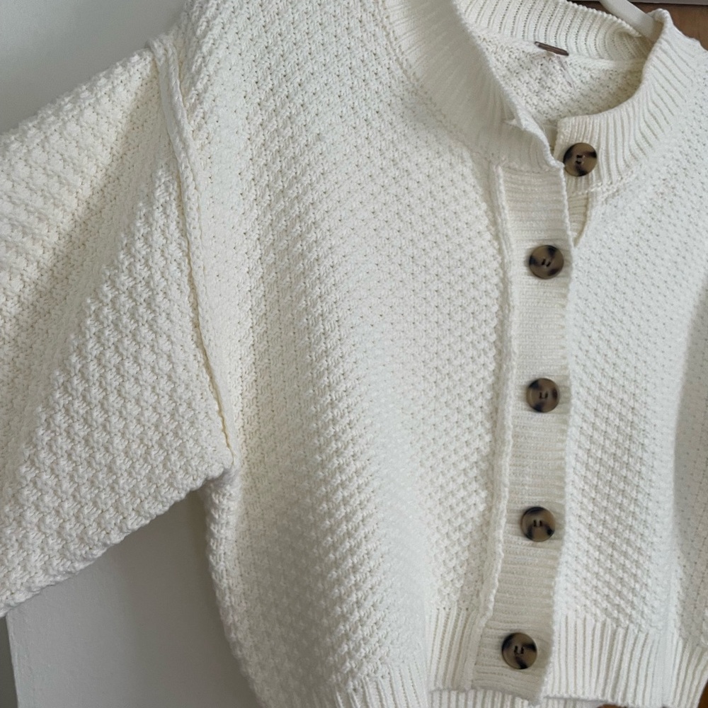 Free People Lila Cardi, Ivory, XS - Picture 2 of 6